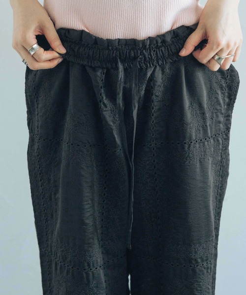 RAGEBLUE(レイジブルー)の「配色パッチワークシアーパンツ/セットアップ対応(その他パンツ・レディース・ブラック/ホワイト・FREE)」の17枚目の写真