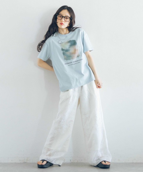 RAGEBLUE(レイジブルー)の「配色パッチワークシアーパンツ/セットアップ対応(その他パンツ・レディース・ブラック/ホワイト・FREE)」の22枚目の写真