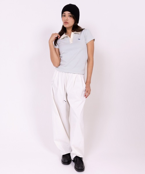 POLOCHAMPS(ポロチャンプス)の「【POLOCHAMPS】ポロチャンプス/襟付きTシャツ(Tシャツ/カットソー・レディース・ブラック/サックスブルー/ネイビー/グリーン/ピンク・FREE)」の20枚目の写真