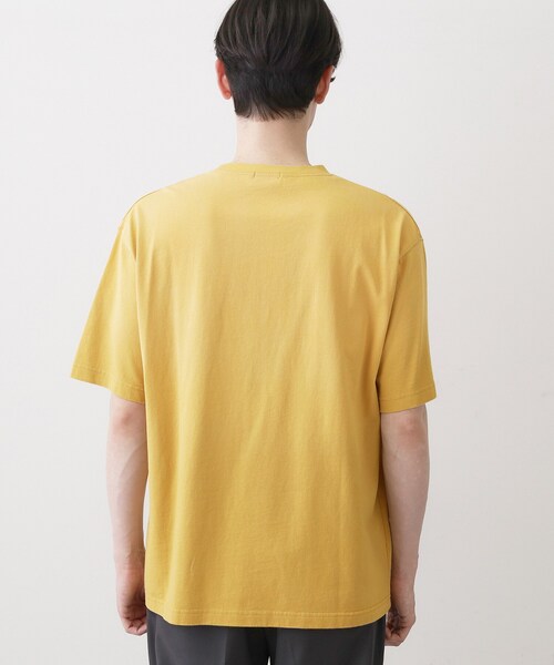 Dessin(デッサン)の「【洗える】ヴィンテージ加工 ロゴTシャツ(Tシャツ/カットソー・メンズ・ベージュ/イエロー/チャコールグレー・03/02)」の18枚目の写真