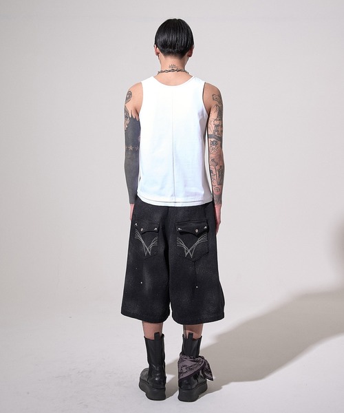 CREO STORE(クレオストア)の「Neutral Daily Tank/ニュートラルデイリータンク/レイヤードタンクトップ/洗える(Tシャツ/カットソー・メンズ・ブラック/ホワイト・1/2)」の12枚目の写真