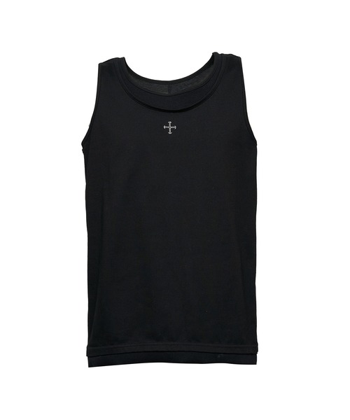 CREO STORE(クレオストア)の「Neutral Daily Tank/ニュートラルデイリータンク/レイヤードタンクトップ/洗える(Tシャツ/カットソー・メンズ・ブラック/ホワイト・1/2)」の15枚目の写真