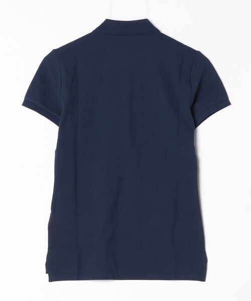 POLO RALPH LAUREN(ポロ ラルフ ローレン)の「スリム フィット ストレッチ ポロシャツ(ポロシャツ・レディース・ネイビー系1・S/M/L/XS/XL)」の3枚目の写真