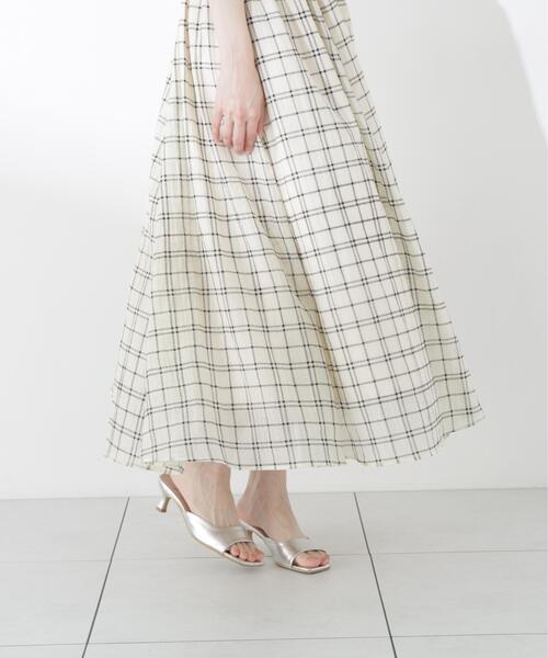 PROPORTION BODY DRESSING(プロポーションボディドレッシング)の「シアーチェック2WAYオフショルワンピース / 1216140505(ワンピース・レディース・ブラウン/ホワイト系その他・MEDIUM/P/S/SMALL)」の14枚目の写真