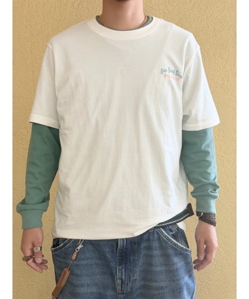 GAP(ギャップ)の「エブリディ ソフト リラックスフィット グラフィックTシャツ(Tシャツ/カットソー・メンズ・オフホワイト・XS/S/M/L/XL)」の7枚目の写真