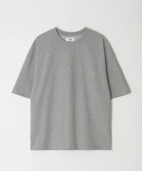 NUS(ナス)の「YEI 1/2 Tee (リブ) グレー(Tシャツ/カットソー・メンズ・その他・FREE)」の1枚目の写真
