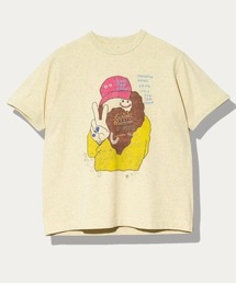 go slow caravan（ゴースローキャラバン）の「メランジェ G/D リンガー TEE KON TON FARMER（Tシャツ/カットソー）」