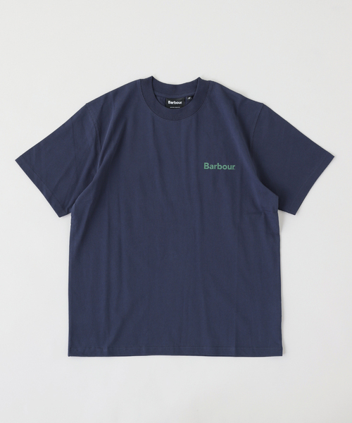 Barbour(バブアー)の「Barbour / バブアー crossby archive logo os t-shirt(Tシャツ/カットソー・メンズ・ネイビー/ホワイト/カーキ/ブラック・34/36/38/40/42)」の4枚目の写真