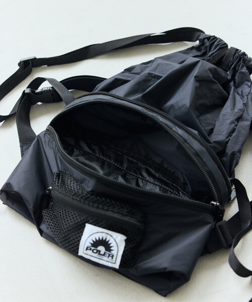 POLeR（ポーラー）の「POLeR × FREAK'S STORE/ポーラー × フリークスストア 別注 Response Transformer Bag（バックパック/リュック・メンズ・グレー/ブラック・ONE SIZE）」の21枚目の写真