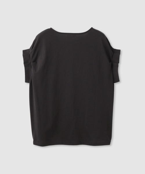 NAVY(ネイビー)の「【SARARI /サラリ】接触冷感 DRY UVカット 袖タッククルーネック UVカットカットソー(Tシャツ/カットソー・レディース・ベージュ/オレンジ/チャコール・M/L)」の15枚目の写真