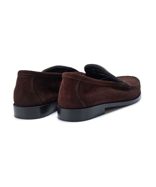 MEN'S BIGI(メンズビギ)の「《G.H BASSコラボ》トラムステッチレザーローファー(ドレスシューズ・メンズ・ブラウン/ブラック・01/03/02)」の19枚目の写真