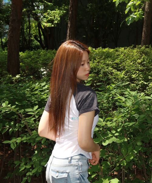 KIJIKO（キジコ）の「ke403. Back Logo Raglan Tee Black（Tシャツ/カットソー・レディース・ブラック・FREE）」の8枚目の写真