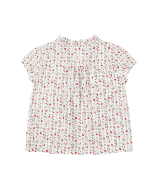 SUNNECT(ソネクト)の「Floral Peasant Blouse - White(シャツ/ブラウス・レディース・その他・OS)」の2枚目の写真
