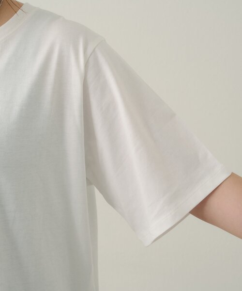 DISCOAT(ディスコート)の「【Noka】フォトプリントロゴ半袖Tシャツ(Tシャツ/カットソー・レディース・ライトグレー/チャコールグレー/オフホワイト・FREE)」の8枚目の写真