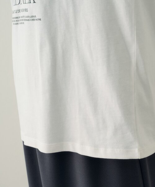 DISCOAT(ディスコート)の「【Noka】フォトプリントロゴ半袖Tシャツ(Tシャツ/カットソー・レディース・ライトグレー/チャコールグレー/オフホワイト・FREE)」の10枚目の写真