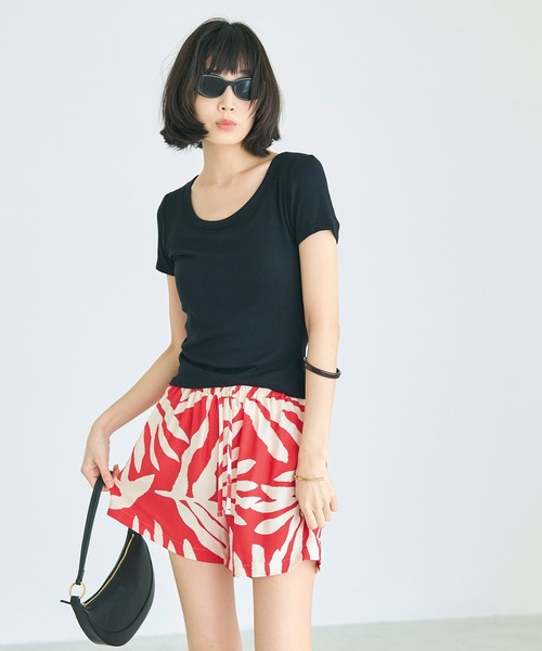 coca(coca)(コカ)の「柄ショートパンツ(その他パンツ・レディース・C/B/D/A・L/M/S)」の7枚目の写真