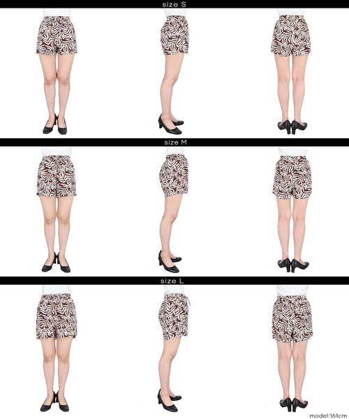 coca(coca)(コカ)の「柄ショートパンツ(その他パンツ・レディース・C/B/D/A・L/M/S)」の21枚目の写真