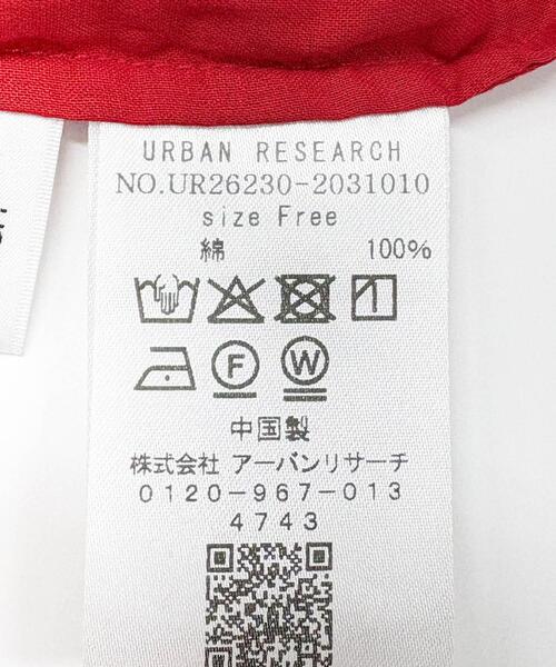 URBAN RESEARCH(アーバンリサーチ)の「フリルスリーブブラウス(シャツ/ブラウス・レディース・ブラック/レッド/ホワイト・FREE)」の12枚目の写真