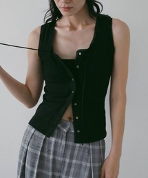 anuke（アンヌーク）の「Cut Lace Tanktop（タンクトップ）」