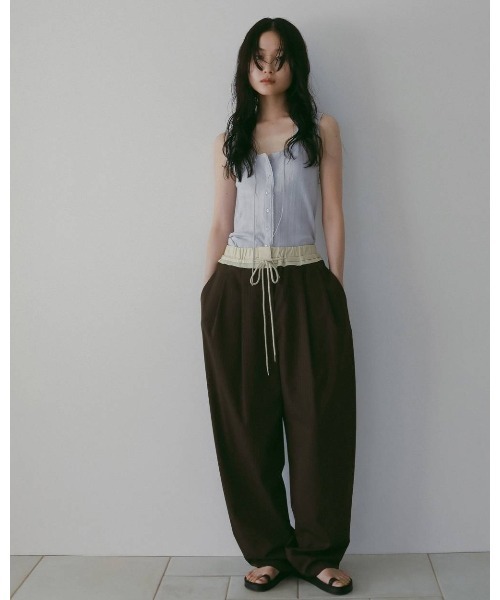 anuke（アンヌーク）の「Cut Lace Tanktop（タンクトップ・レディース・ブラック/ブルー系その他/ホワイト・FREE）」の5枚目の写真