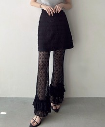 セール】LACE WRAP SKIRT WITH PANTS（その他パンツ）｜Ameri（アメリ