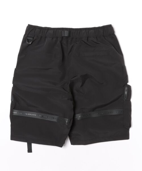 BAYBLO(ベイブロ)の「(RM)【COMPLETE】 布帛 ナイロン デザイン カーゴ ショーツ パンツ(カーゴパンツ・メンズ・ブラック系2/ブラック系1・LARGE/MEDIUM)」の10枚目の写真