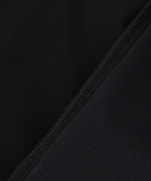 組曲 S(クミキョク チイサイサイズ)の「パフジャカードコンビジャージー ペプラムカットソー(Tシャツ/カットソー・レディース・ブラック系/ホワイト系/グレー系/グリーン系・S2)」の17枚目の写真