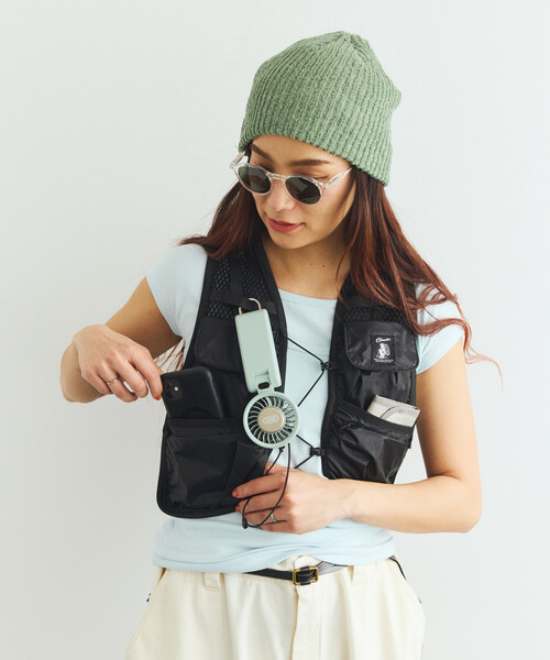 COBMASTER(コブマスター)の「Cobmaster/コブマスター 別注FES UTILITY VEST リュック一体型ベスト(ベスト・レディース・グレー/ベージュ/ラベンダー/ブラック・ONE SIZE)」の9枚目の写真