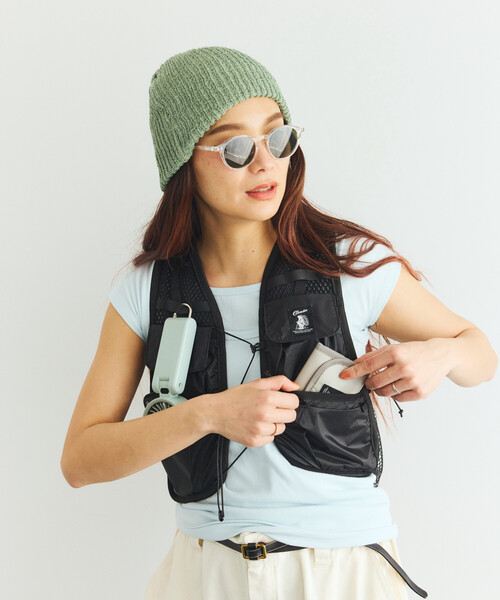 COBMASTER(コブマスター)の「Cobmaster/コブマスター 別注FES UTILITY VEST リュック一体型ベスト(ベスト・レディース・グレー/ベージュ/ラベンダー/ブラック・ONE SIZE)」の10枚目の写真