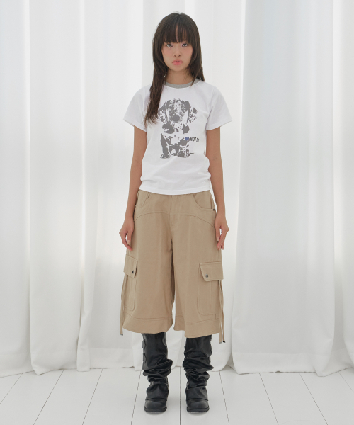 FANCY CLUB(ファンシークラブ)の「アイラブホットドッグTシャツ (ホワイト) F26QB053(Tシャツ/カットソー・レディース・その他・ONE)」の3枚目の写真