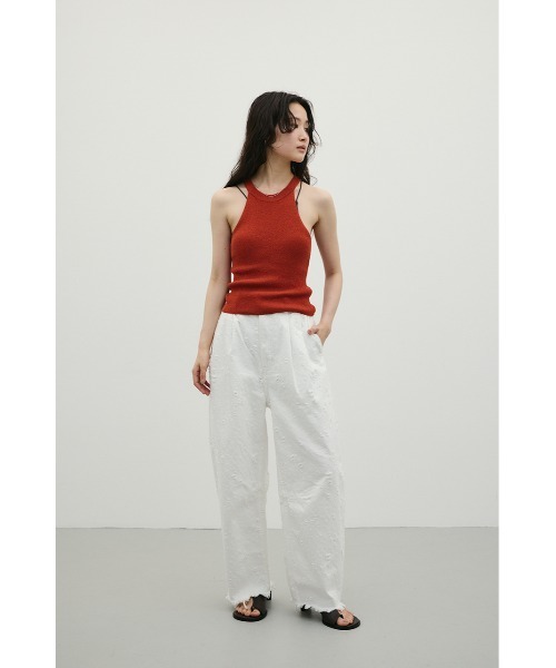 STYLEMIXER(スタイルミキサー)の「ダメージコクーンデニム(デニムパンツ・レディース・ブラック/ホワイト・SMALL/MEDIUM/LARGE)」の11枚目の写真