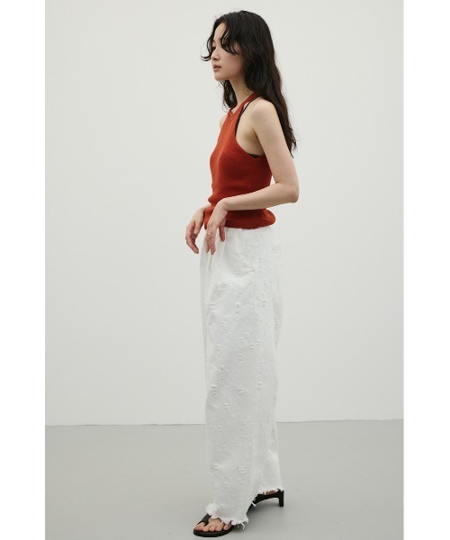 STYLEMIXER(スタイルミキサー)の「ダメージコクーンデニム(デニムパンツ・レディース・ブラック/ホワイト・SMALL/MEDIUM/LARGE)」の12枚目の写真