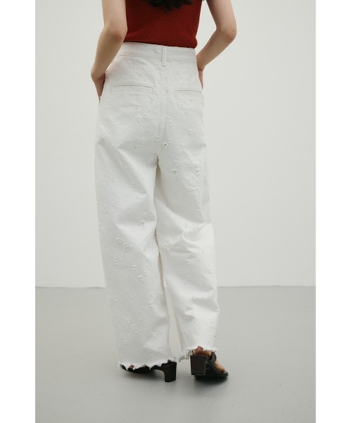 STYLEMIXER(スタイルミキサー)の「ダメージコクーンデニム(デニムパンツ・レディース・ブラック/ホワイト・SMALL/MEDIUM/LARGE)」の17枚目の写真
