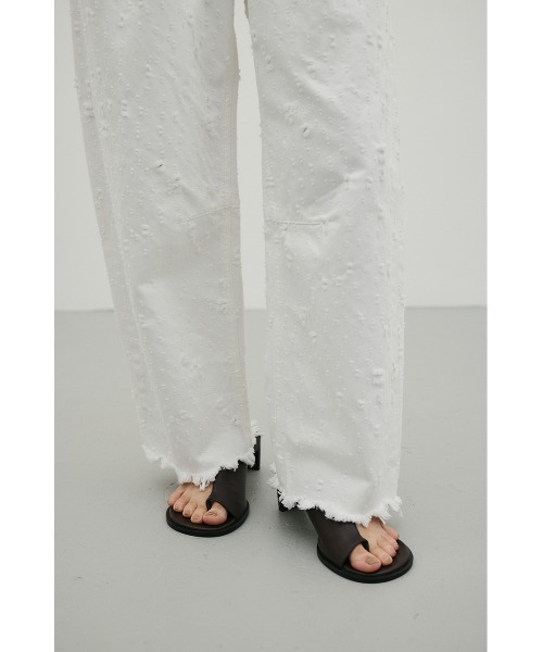 STYLEMIXER(スタイルミキサー)の「ダメージコクーンデニム(デニムパンツ・レディース・ブラック/ホワイト・SMALL/MEDIUM/LARGE)」の21枚目の写真