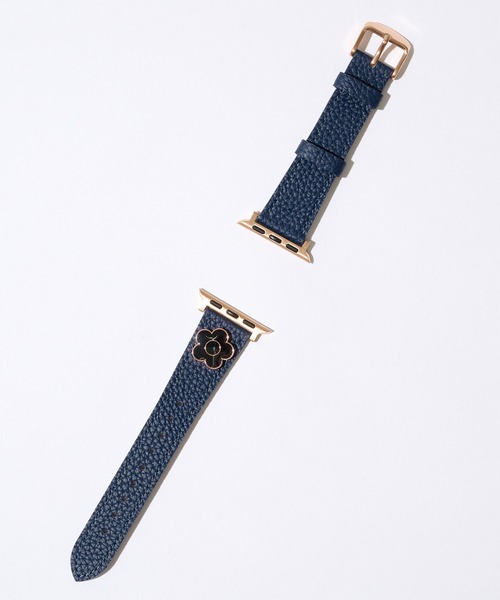 MARY QUANT(マリークワント)の「【MARY QUANT】Shrink Leather Apple Watch Band シュリンクレザーアップルウォッチバンド(デジタル腕時計・レディース・イエロー/グリーン/ネイビー/パープル/ブラウン・FREE)」の6枚目の写真