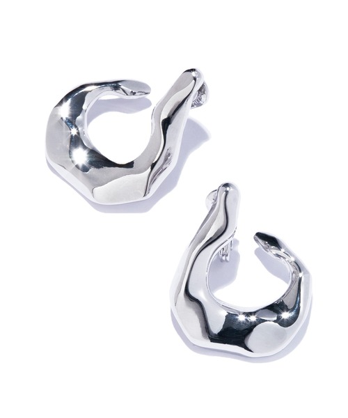 IRIS47(イリスフォーセブン)の「【IRIS 47】sculpted earring/スカルプティッド イヤリング BO271(イヤリング・レディース・シルバー・FREE)」の4枚目の写真