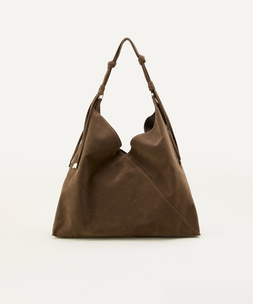 LE VERNIS(ル・ベルニ)の「LE VERNIS(ル・ベルニ) 《A4サイズ対応》Knot handle bag(トートバッグ・レディース・ダークブラウン/ブラウン/カーキ・FREE)」の1枚目の写真