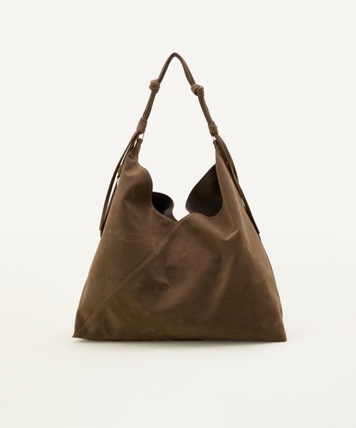 LE VERNIS(ル・ベルニ)の「LE VERNIS(ル・ベルニ) 《A4サイズ対応》Knot handle bag(トートバッグ・レディース・ダークブラウン/ブラウン/カーキ・FREE)」の12枚目の写真