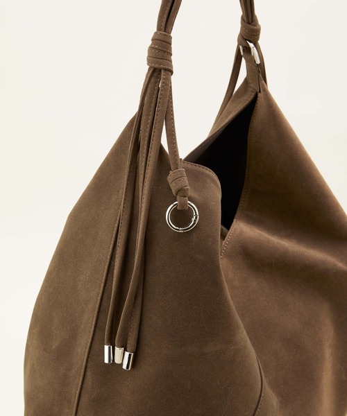 LE VERNIS(ル・ベルニ)の「LE VERNIS(ル・ベルニ) 《A4サイズ対応》Knot handle bag(トートバッグ・レディース・ダークブラウン/ブラウン/カーキ・FREE)」の14枚目の写真