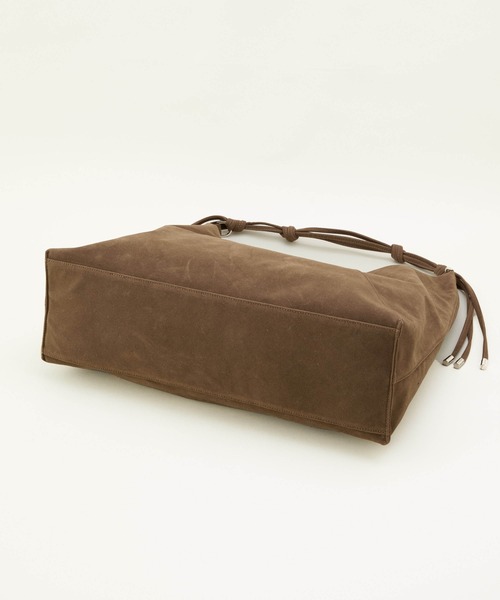 LE VERNIS(ル・ベルニ)の「LE VERNIS(ル・ベルニ) 《A4サイズ対応》Knot handle bag(トートバッグ・レディース・ダークブラウン/ブラウン/カーキ・FREE)」の15枚目の写真
