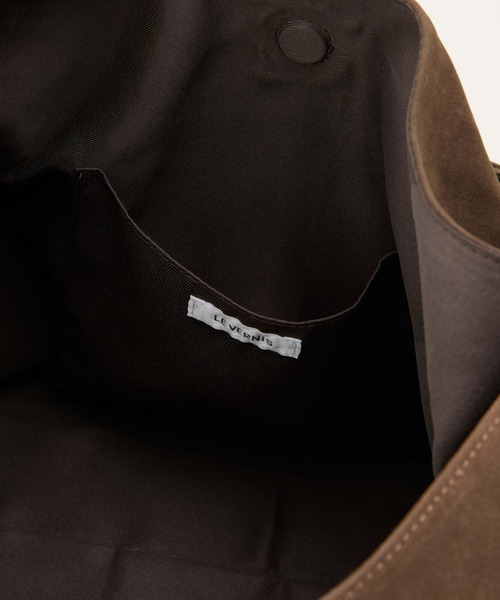 LE VERNIS(ル・ベルニ)の「LE VERNIS(ル・ベルニ) 《A4サイズ対応》Knot handle bag(トートバッグ・レディース・ダークブラウン/ブラウン/カーキ・FREE)」の5枚目の写真
