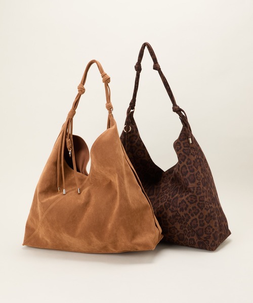 LE VERNIS(ル・ベルニ)の「LE VERNIS(ル・ベルニ) 《A4サイズ対応》Knot handle bag(トートバッグ・レディース・ダークブラウン/ブラウン/カーキ・FREE)」の16枚目の写真