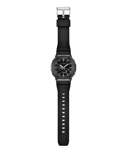 G-SHOCK(ジーショック)の「LUXE BLACK / 2100シリーズ / GM-2100LXB-1AJF(アナログ腕時計・メンズ・ブラック×シルバー・FREE)」の6枚目の写真