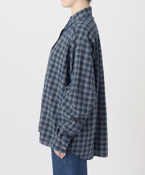 B.C STOCK(ベーセーストック)の「ウォッシャブル / Gleamy / グリーミー パターンシャツ(シャツ/ブラウス・レディース・レッド系その他/ブルー系その他/ダークブルー・FREE)」の19枚目の写真