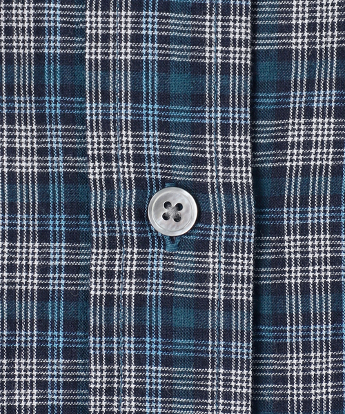 B.C STOCK(ベーセーストック)の「ウォッシャブル / Gleamy / グリーミー パターンシャツ(シャツ/ブラウス・レディース・レッド系その他/ブルー系その他/ダークブルー・FREE)」の9枚目の写真