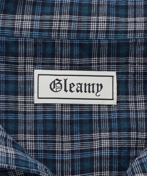 B.C STOCK(ベーセーストック)の「ウォッシャブル / Gleamy / グリーミー パターンシャツ(シャツ/ブラウス・レディース・レッド系その他/ブルー系その他/ダークブルー・FREE)」の4枚目の写真