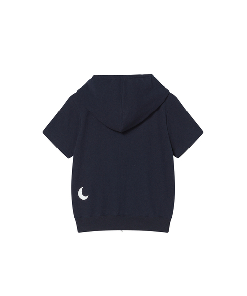 NYXX（エヌワイエックスエックス）の「NY APLIQUE SS HOOD ZIP UP NAVY（パーカー・レディース・その他・FREE）」の3枚目の写真