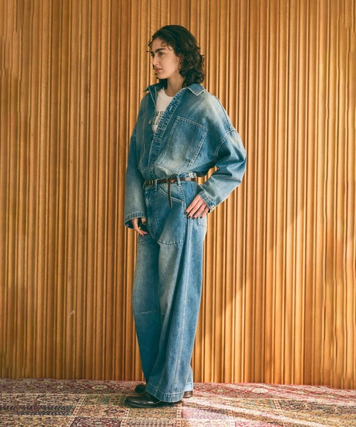 kha:ki(カーキ)の「「KHA:KI / カーキ」TYPE-35 DENIM SHIRT(シャツ/ブラウス・レディース・グレー/インディゴブルー・1/2)」の5枚目の写真