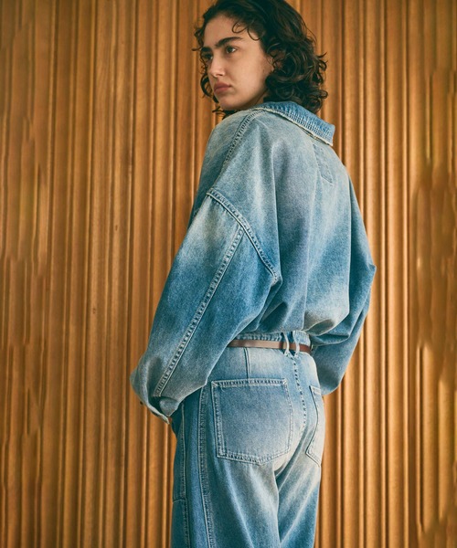 kha:ki(カーキ)の「「KHA:KI / カーキ」TYPE-35 DENIM SHIRT(シャツ/ブラウス・レディース・グレー/インディゴブルー・1/2)」の8枚目の写真