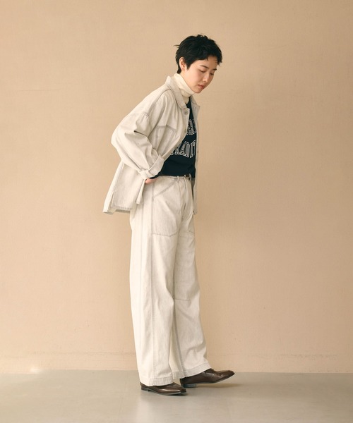 kha:ki(カーキ)の「「KHA:KI / カーキ」TYPE-35 DENIM SHIRT(シャツ/ブラウス・レディース・グレー/インディゴブルー・1/2)」の12枚目の写真